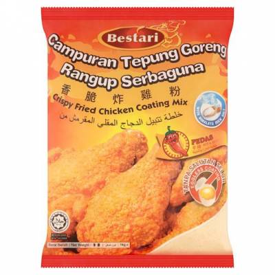 BESTARI Spicy Crispy Fried Chicken Coating Mix 1kg