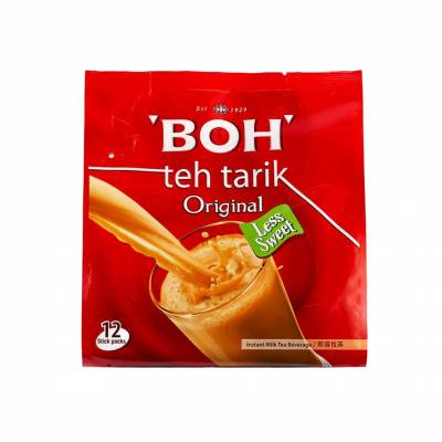 BOH Instant Milk Tea Original Less Sweet 12 Sachets