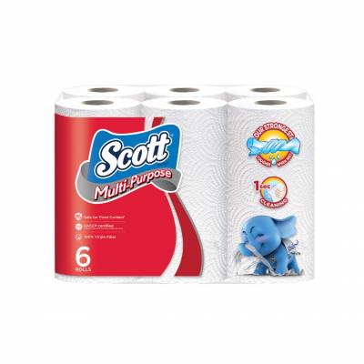 SCOTTS Multipurpose Towel (6 ROLLS)