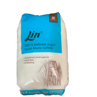 Lin 100% Refined Cane Sugar 1kg